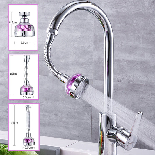 Rompigetto Universale per Rubinetto con Giunto Orientabile – Risparmio d’Acqua e Pulizia Senza Schizzi